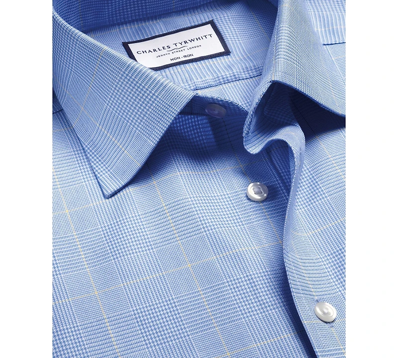Charles Tyrwhitt Men's Slim-Fit Spread Collar Dress Shirt