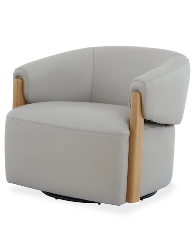 Aggie 28" Leather Accent Chair