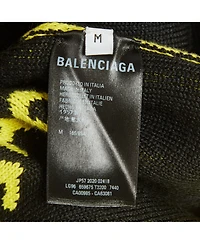 Pre-Owned Balenciaga Women's Logo All Over Knit Cardigan