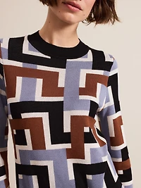 Phase Eight Women's Brianna Crew Neck Knitted Dress