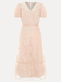 Phase Eight Women's Chrissie Tie Waist Wrap Midi Dress