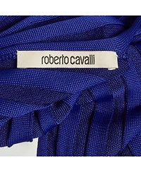 Pre-Owned Roberto Cavalli Women's Rib Knit Twist Front Top
