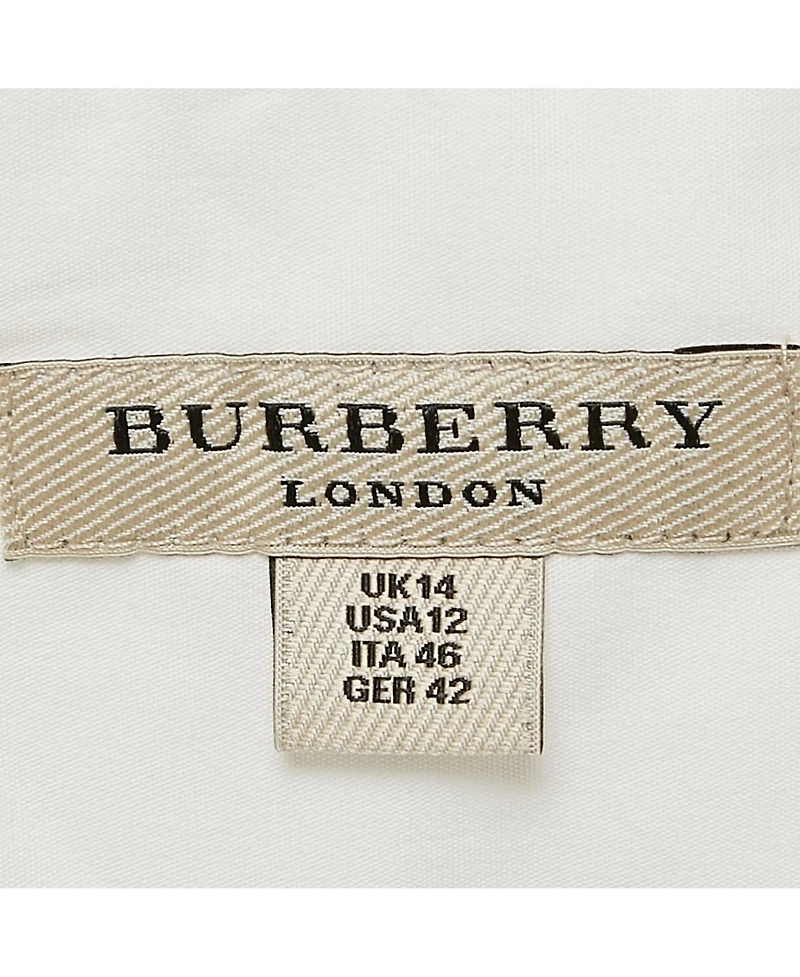 Pre-Owned Burberry Men's London Cotton Button Front Shirt