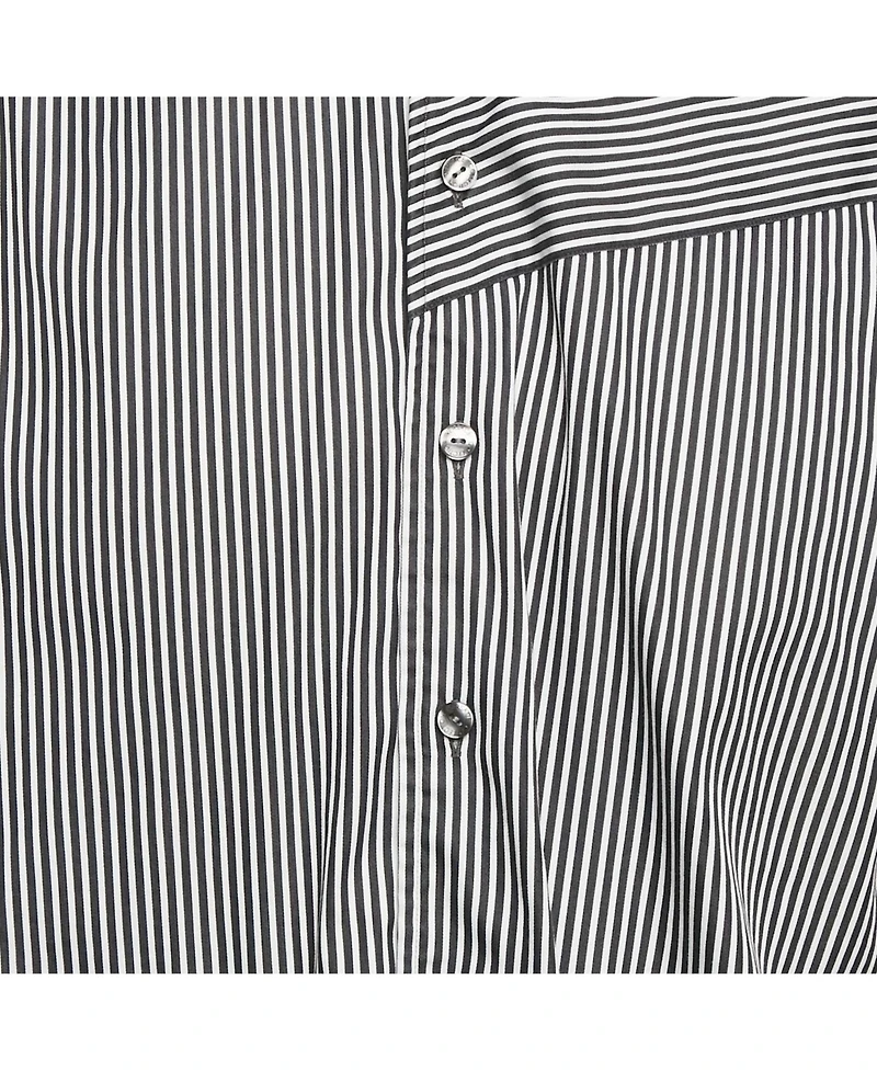 Pre-Owned Versace Men's Collection Striped Cotton City Shirt