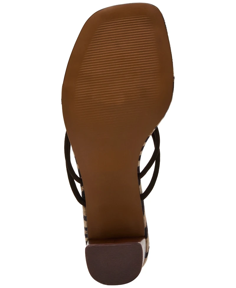 Steve Madden Women's Remedy Stone Block Heel Thong Dress Sandals