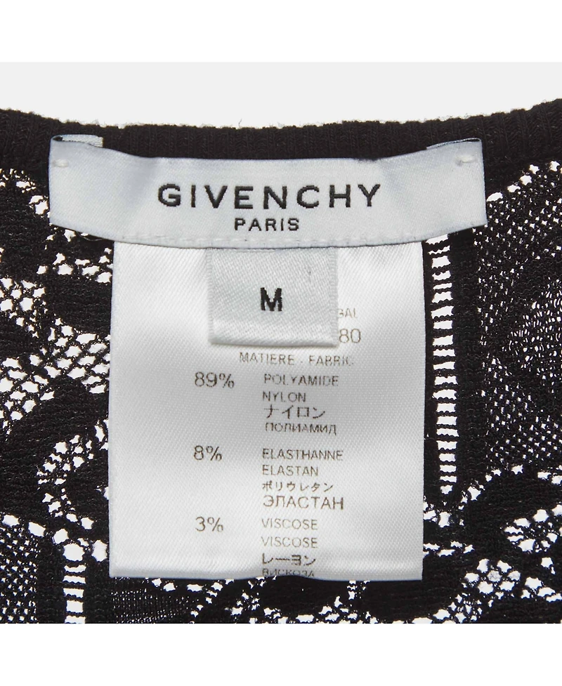 Pre-Owned Givenchy Women's Stretch Lace Sheer Tank Top