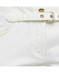 Pre-Owned Roberto Cavalli Women's Cotton Skinny Trousers