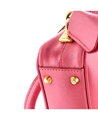 Pre-Owned Prada Mini Bauletto Bag Saffiano Leather