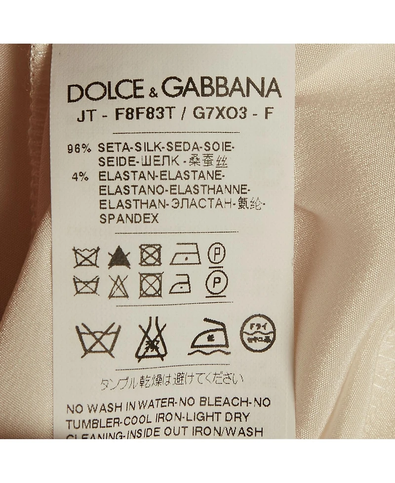 Pre-Owned Dolce & Gabbana Women's Marilyn Monroe Print Silk Blend Top
