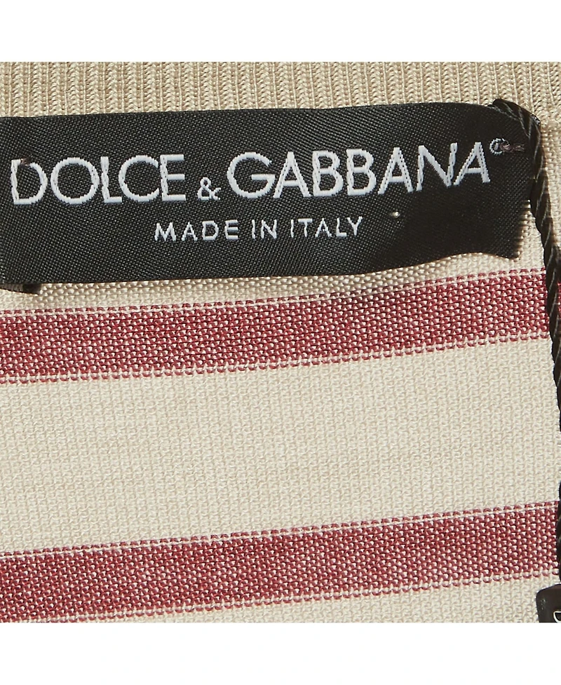 Pre-Owned Dolce & Gabbana Women's Striped Knit Top