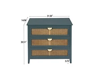 sumyeg Storage Cabinet with 3 Drawer
