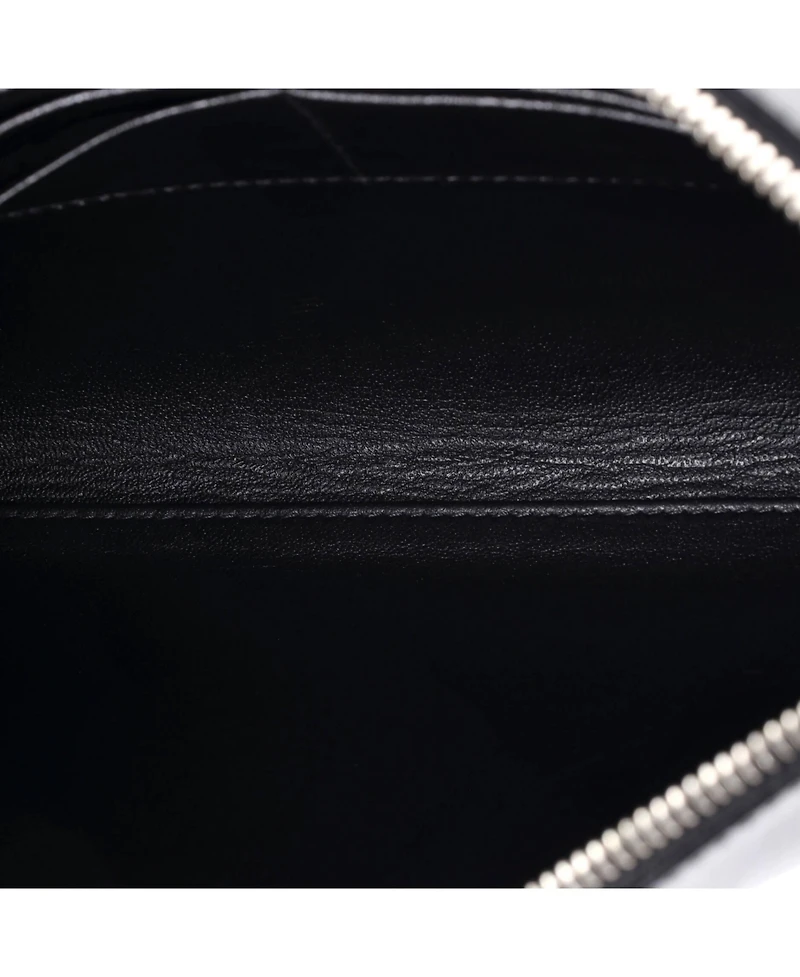 Pre-Owned Prada Convertible Zip Clutch Crossbody Bag Printed Saffiano Leather