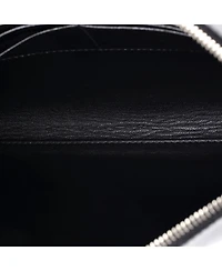 Pre-Owned Prada Convertible Zip Clutch Crossbody Bag Printed Saffiano Leather