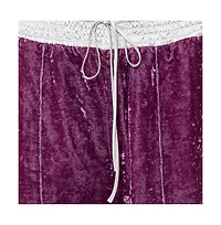 Pre-Owned Off-White Women's Crushed Velvet Wide Leg Track Pants
