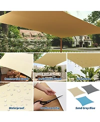 gaomon Sunshade Sail Shade Cloth, Sunshade for Patio, Backyard, Deck, Garden, Sand