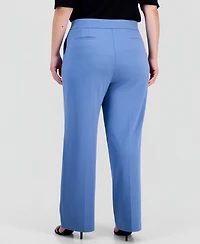 Anne Klein Essentials Plus Pull-On Slash Pocket Pants
