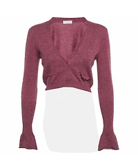 Pre-Owned Brunello Cucinelli Women's Cashmere Knit Cropped Cardigan