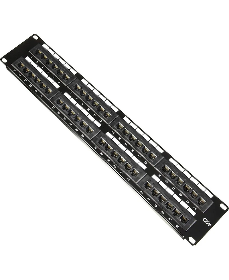 Comprehensive 48 Port Cat5e Patch Panel