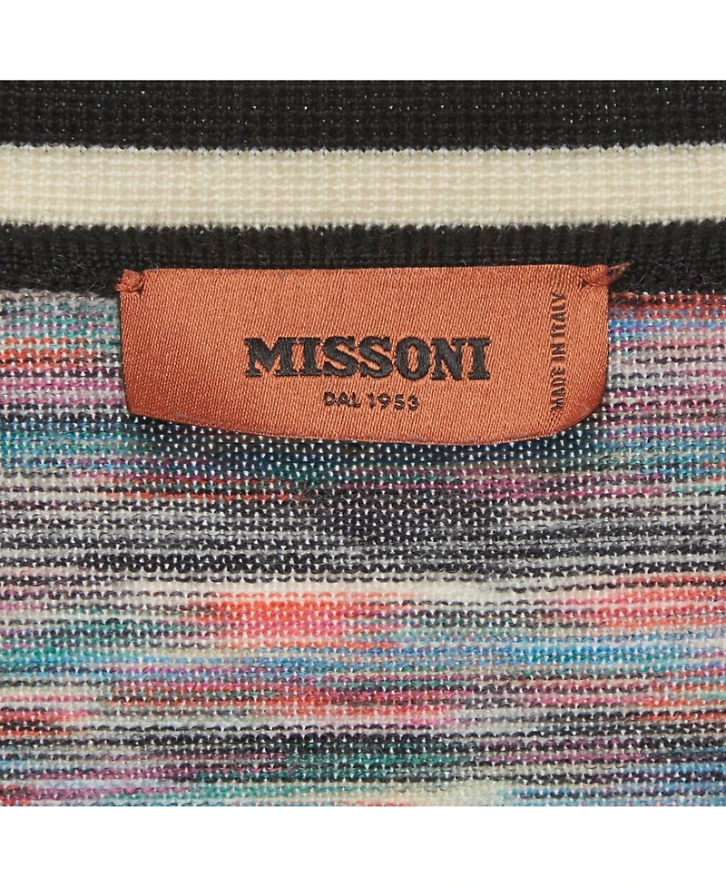 Pre-Owned Missoni Women's Striped Stretch Knit Cardigan