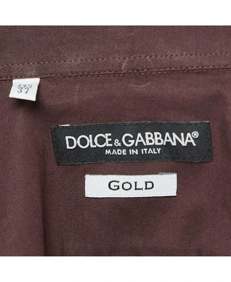 Pre-Owned Dolce & Gabbana Men's Cotton Button Front Full Sleeve Shirt