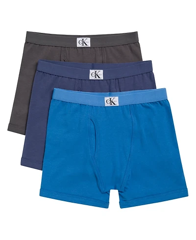 Calvin Klein Boys' 4-16 Boxer Brief, 3 Pack