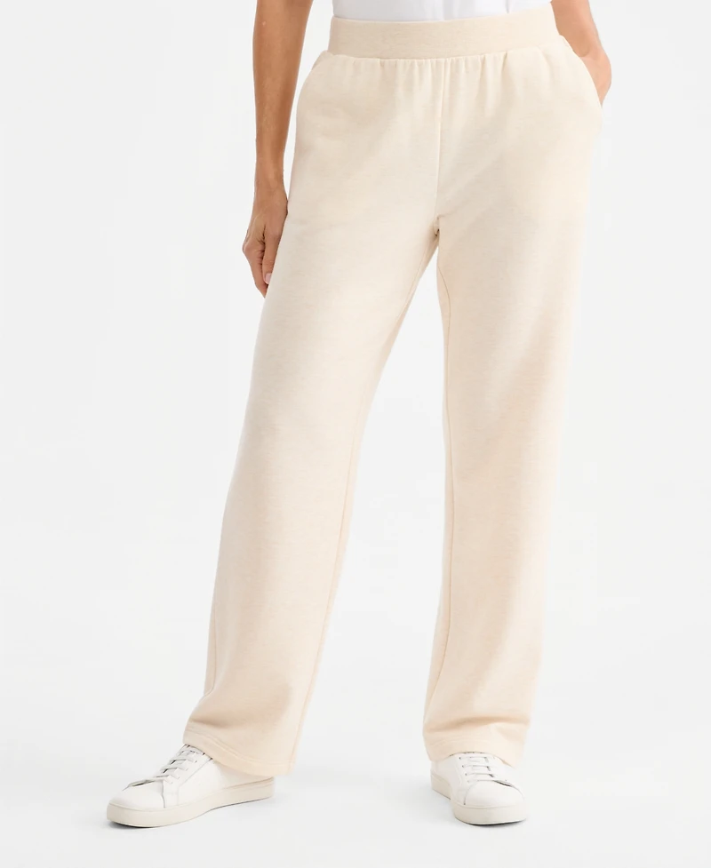 Style & Co Women's LuxLounge Fleece Pull-On Sweatpants, Macy's Exclusive