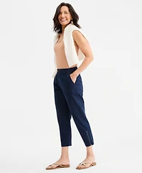 Style & Co Women's Side Zip Cropped Tapered Pants, Macy's Exclusive