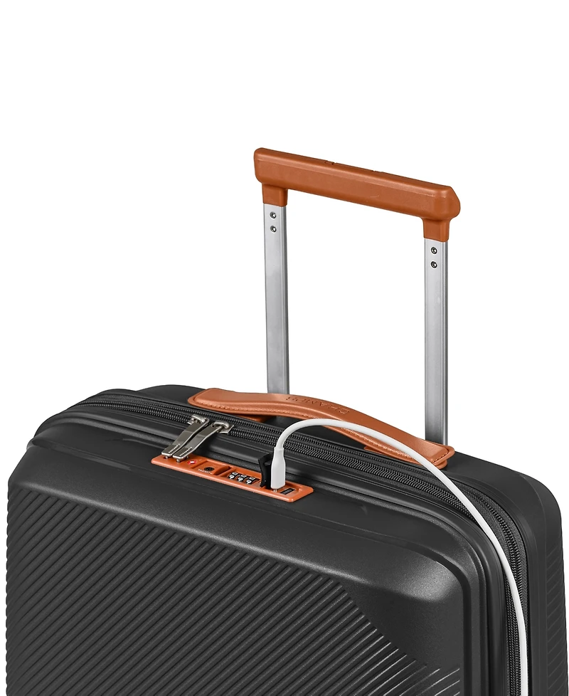Champs Vintage Aura - Hardside Expandable Carry-on Spinner
