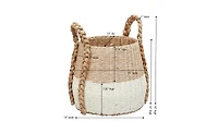 Household Essentials Cattail and Paper Terra Basket