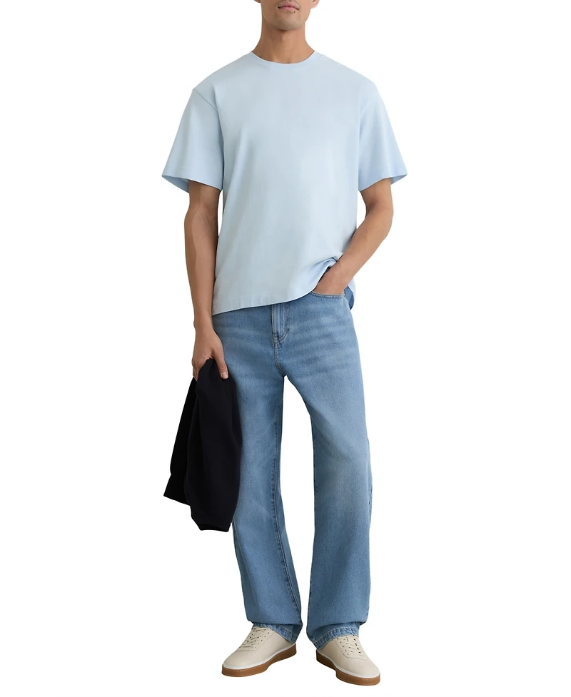 Reiss Men's Tate Cotton Pigment-Dyed Relaxed-Fit T-Shirt