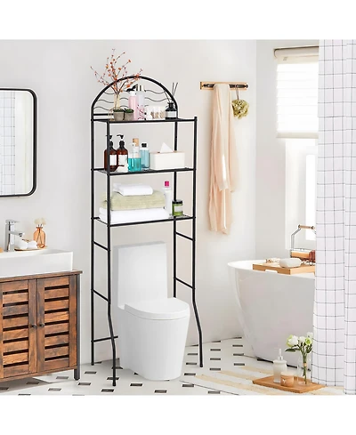 homfan Space-Saving 3-Tier Over Toilet Shelf