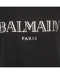 Pre-Owned Balmain Women's Logo Print Jersey Tank Top