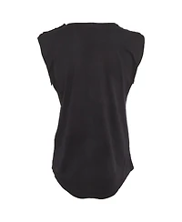 Pre-Owned Balmain Women's Logo Print Jersey Tank Top