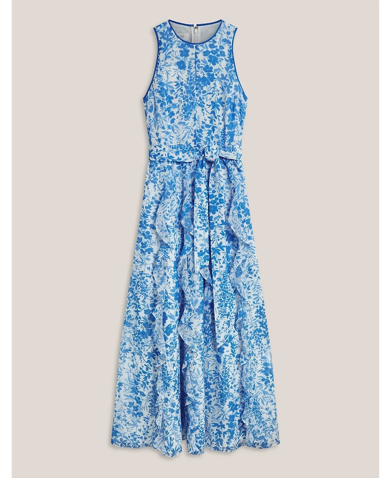 Hobbs London Women's Taryn Floral Ruffle Maxi Dress