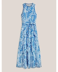 Hobbs London Women's Taryn Floral Ruffle Maxi Dress