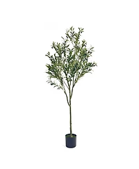 Streamdale Furniture Artificial Olive Tree - 71'' Tall - Pre-Potted