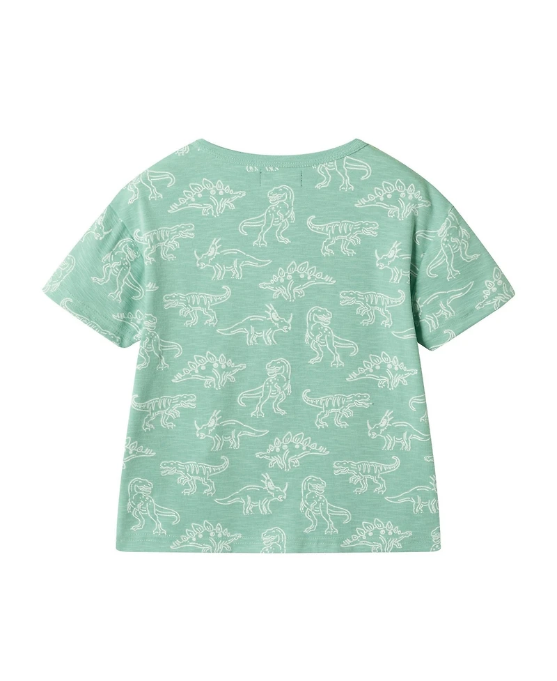 Andy & Evan Little Boys and Graphic Print Henley Set