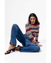 Desigual Women's Elastic Long Denim Trousers