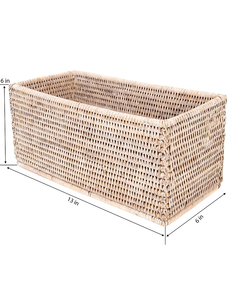 Artifacts Trading Company Artifacts Rattan Rectangular Everything Basket