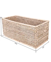 Artifacts Trading Company Artifacts Rattan Rectangular Everything Basket
