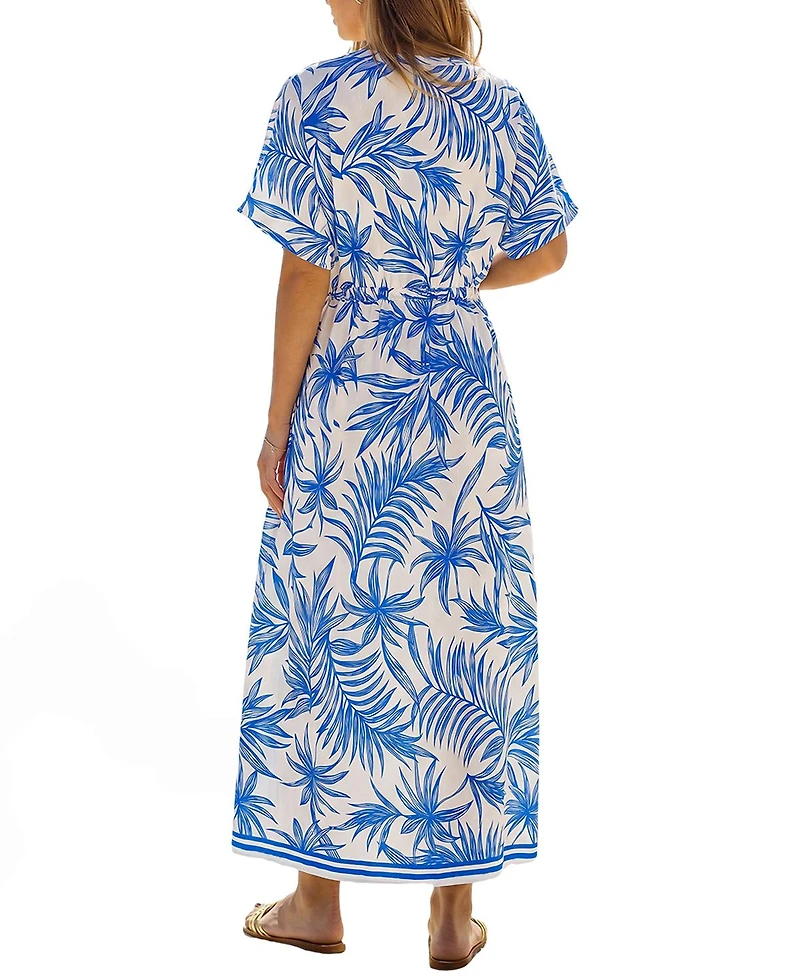 Cupshe Women's Saltwater Tide Tropical Maxi Beach Dress