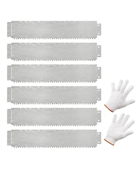 Sugift 6-Pack 20 Ft Galvanized Metal Landscape Edging for Lawn