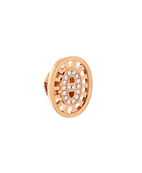 Pre-Owned HERMES Chaine D'Ancre Divine Stud Earrings