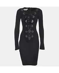 Pre-Owned Givenchy Women's Crepe Lace-Up Sheath Dress
