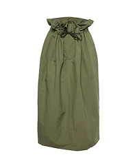Pre-Owned Stella Mccartney Women's Cotton Blend Paperbag Midi Skirt