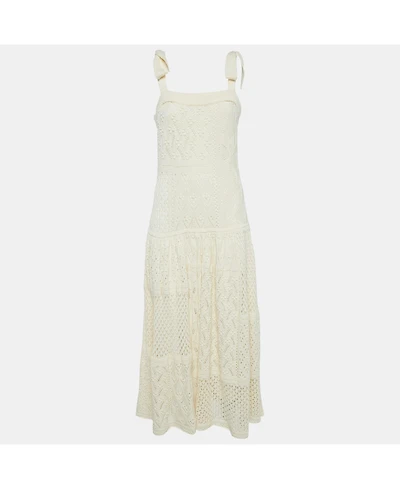 Pre-Owned Zimmermann Women's Anneke Patchwork Knit Midi Dress