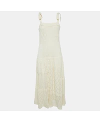 Pre-Owned Zimmermann Women's Anneke Patchwork Knit Midi Dress