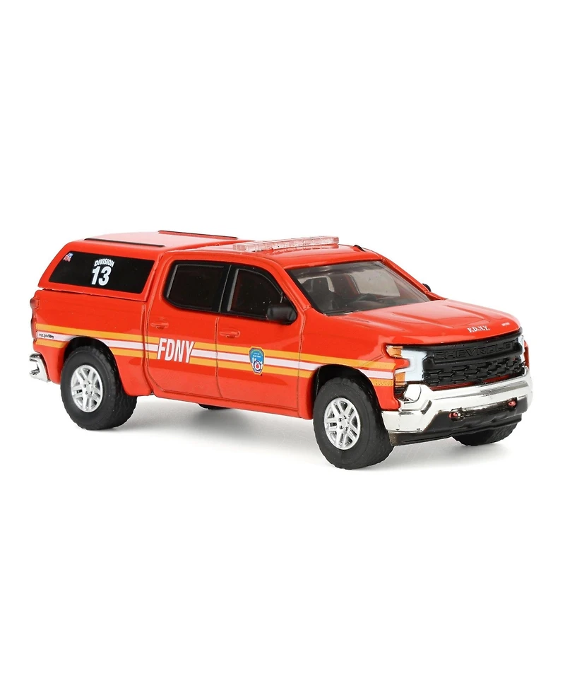 Greenlight 1/64 2023 Chevrolet Silverado, Fdny, Fire and Rescue Series 5