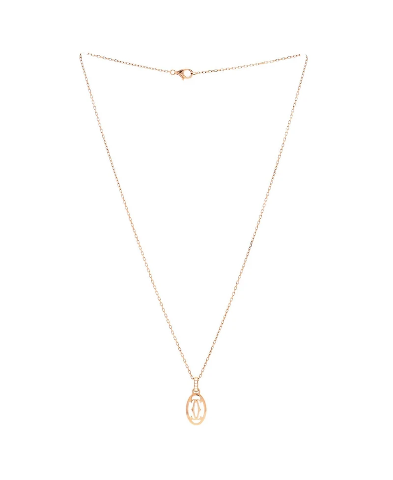 Pre-Owned Cartier Logo Double C Pendant Necklace