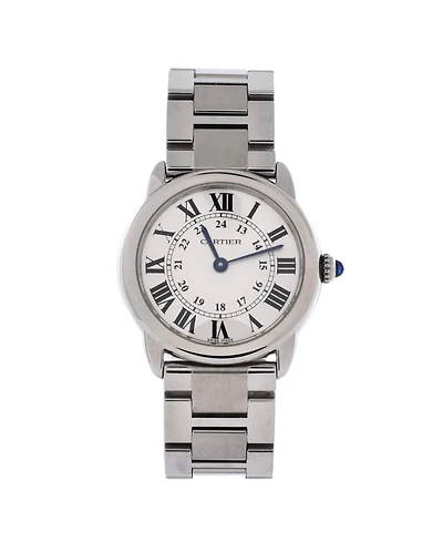 Pre-Owned Cartier Ronde Solo de Cartier Quartz Watch in Stainless Steel 29mm